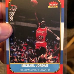 Michael Jordan rookie card #57 (RP)